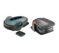 Gardena Tondeuse Robot Smart SILENO City 500 m² Set: Technologie Lona IA innovante & abri Tondeuse Robot : Protection optimale Contre Le Soleil et la Pluie