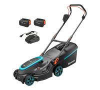 Gardena PowerMax Tondeuse 37/36V P4A- Kit pret a l'emploi, 14638-20