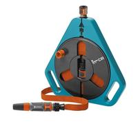 GARDENA Tuyau plat textile Classic 20 en boîtier-enrouleur - Longueur 20m - Ø12mm - Pression max 25 bar - Garantie 5 ans (757-20)