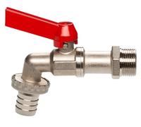 Gardena Robinet de vidange à boisseau sphérique 07333-20 argent/rouge