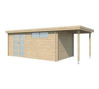 Chalet En Bois 14.9 M² Avec Extension Moderne Sans Option