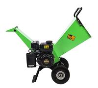 GARDENBEAUT Déchiqueteuse à bois robuste alimenté au gaz 7 HP pour un diamètre maximum de 7,6 cm