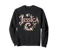 Gardencore Prénom Jessica Cottagecore Fille Fête Maman Sweatshirt