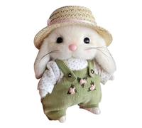 Gardener Bunny Plush - Cute Stuffed Rabbit Doll | Backpack Charm Pendant