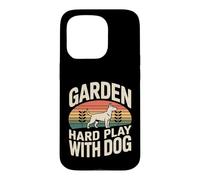 Gardener Dog Garden Jeu Dur avec Chien Coque pour iPhone 15 Pro