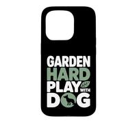 Gardener Dog Garden Jeu Dur avec Chien Coque pour iPhone 15 Pro