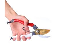 Gardeness Sécateur Japonais Titane - Léger Bypass SK5, Poignée Antidérapante, Pour Roses, Bonsaïs, Taille Précise