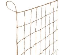 GardenGloss Filet de Jute pour Plantes Grimpantes à Grandes Mailles - 100% Biodégradable - pour Concombres, Tomates et Autres Plantes Potagères - Supports pour Plantes Grimpantes (2m x 2m)