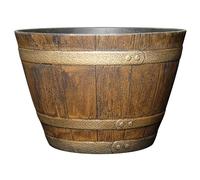 GARDENGOODZ Classic Home & Garden Garedengoodz 74 Whisky Corps Pot de Fleurs, 22,9 cm, chêne Vieilli 15-inch Distressed Oak