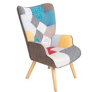 GARDENIA Fauteuil Relax Quebec Patchworks Patchwork, 69 x 75 x 95