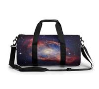 Gardenia Petit sac de sport de voyage avec compartiment pour homme et femme Motif fleurs et oiseaux, Gala de l'univers, 17.7in/9in/9in