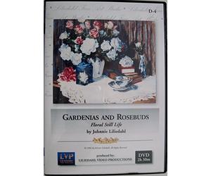 Gardenias & Rosebuds - Floral Still Life by Johnnie Liliedahl