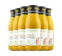 Gardeniers Lot de 6 flacons de crème de carottes poireaux et gingembre 490 g Total 2,94 kg