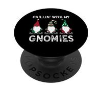 Gardening Chilling with My Gnomies Plantes décoratives PopSockets PopGrip Adhésif