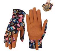 gardening for women Gants de travail de jardinage et désherbage pour femmes, gants jardin en cuir, travail à haute dextérité pour femmes, résistants aux épines, sans coup couteau po