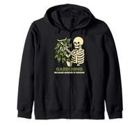 Gardening Funny Plant Lover Dark Humour Garden Citation Design Sweat à Capuche