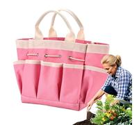 Gardening Gear Tote - Sac de rangement pour outils, sac de transport extérieur étanche | Organiseur compact à main, sac d'équipement en tissu renforcé, pochette utilitaire multi-fentes pour le