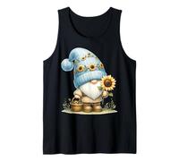 Gardening GNOME for Grandpa Life Floral Sunflower Retirement Débardeur