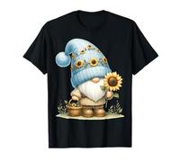 Gardening GNOME for Grandpa Life Floral Sunflower Retirement T-Shirt