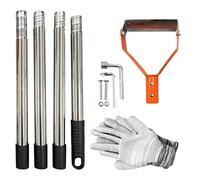 Gardening Hoe,Adjustable Long Handle Manual Rake | Weeder Garden Hoe for Gardening,for Digging Trenching Loosening Hoeing Edging Farm Lawn Backyard Patio Flower Bed