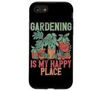 Gardening is My Happy Place Garden Lover Planter des Plantes Coque pour iPhone SE (2020) / 7/8