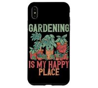 Gardening is My Happy Place Garden Lover Planter des Plantes Coque pour iPhone XS Max