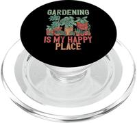 Gardening is My Happy Place Garden Lover Planter des Plantes PopSockets PopGrip pour MagSafe