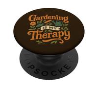 Gardening is My Therapy Art coloré pour Plantes et Fleurs PopSockets PopGrip Adhésif