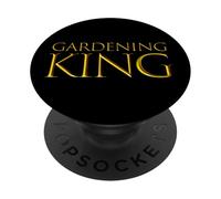 Gardening King for Dad Grow Plants Flowers Food Gardener PopSockets PopGrip Adhésif