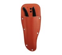Gardening Pruner Sheath - 25cm PU Leather Scissor Case | Protective Tool with Lock Button for Pruning Shears and Secateurs, Lightweight Two-Tone Safety Pouch for Gardeners and Landscapers