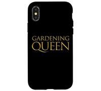 Gardening Queen Kit de Jardinier pour fête des mères Royale Coque pour iPhone X/XS