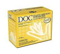 Gardening S.r.l. DOC -Gants Chirurgicaux Jetables en Latex Pur, Sans Poudre, Stériles (ETO), Haute Protection, DM Classe II, EPI Catégorie de Risque III, Distributeur de 50 Paires de Gants Anatomique