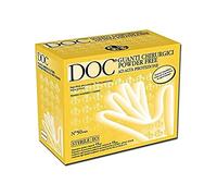 Gardening S.r.l. DOC - Gants Chirurgicaux Jetables en Latex Pur, Sans Poudre, Stériles (ETO), ideal Protection, EPI Catégorie de Risque III, Taille 7, Distributeur de 50 Paires de Gants Anatomiques