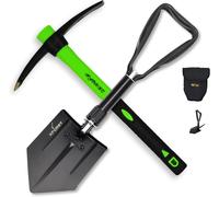 Gardening Set with Pickaxe and Mini Shovel with Fiberglass Handles and Forged Steel Heads Ideal for Gardening and Prospecting. Shovel S800 + Mini Pickaxe PF400.