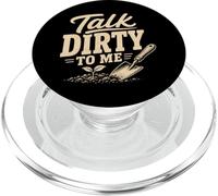 Gardening Talk Dirty to Me Humour de Jardin Amusant PopSockets PopGrip pour MagSafe