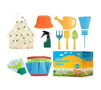 Gardening Tools for Kids - 11 Piece Shovel Planting Outdoor Toy Set | Kid Gardening Tools for Yard, Backyard, Lawn, Beach, Sand, Planting, Digging, Outdoor Fun, Educational Play