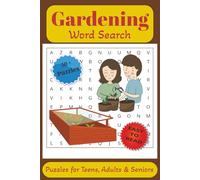Gardening Word Search: Word Searchers with easy to print about Gardening, Outdoors, Botanicals and More│6x9 inches, 110 pages│50+ Puzzles… Gift For Vacations, Holidays and Free Times