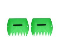 Gardenised Paire de pelles à Feuilles, râteaux à Main, Haute efficacité, Plastique Durable, Grandes pelles à Feuilles pour Le Nettoyage de la Cour et du Jardin, 36 x 29 cm, Lot de