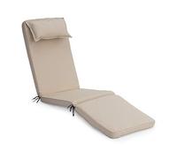 Gardenista Coussin de Remplacement résistant à l'eau pour transat | Coussin de siège pour Meubles de Patio de Jardin à Inclinaison | Matériau en Polyester Durable | légère et Confortable (Calcul)