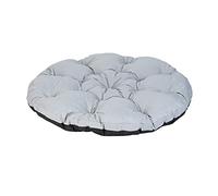 Gardenista Coussin de Siège de Chaise Balançoire Ronde d'Extérieur 105cm | Allongez-Vous et Détendez-Vous dans Le Confort & Le Style| Élégant Entretien Facile | Coussin Seulement (Gris)