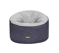 Gardenista Fauteuil Rond XXL pour Adultes | Résistant à l'eau et aux intempéries | Confortable et léger | Les Moments de détente et Les activités extérieures dans Votre Jardin ou Piscine (Gris)