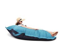 Gardenista Garden XXL Pouf | Pouf Enfant & Adulte pour Intérieur et Extérieur | Siège Confortable pour Adulte Protégé contre les UV | Résistant aux intempéries et à l'eau - Matériau durable (Sarcelle)