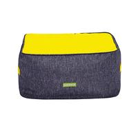 Gardenista Grand Pouf Bean Bag | Repose-Pieds rectangulaire Confortable pour intérieur/extérieur | Résistant à l'eau et aux intempéries | Matériau protégé Contre Les UV, Durable | pour Jardin (Or)