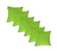 Gardenista Jardin Coussin de 18 Pouces pour Meubles de Jardin | Couverture en Polyester résistant à l'eau Facile à Nettoyer | Confortable Les chaises en rotin et la décoration de Patio (Chaux, 6)