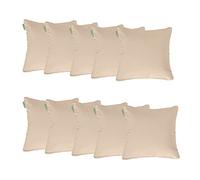 Gardenista Jardin Coussin de 18 Pouces pour Meubles de Jardin | Couverture en Polyester résistant à l'eau Facile à Nettoyer | Confortable Les chaises en rotin et la décoration de Patio (Calcul, 10)