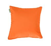 Gardenista Jardin Coussin de 18 Pouces pour Meubles de Jardin | Couverture en Polyester résistant à l'eau Facile à Nettoyer | Confortable Les chaises en rotin et la décoration de Patio (Orange, 1)