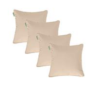 Gardenista Jardin Coussin de 18 Pouces pour Meubles de Jardin | Couverture en Polyester résistant à l'eau Facile à Nettoyer | Confortable Les chaises en rotin et la décoration de Patio (Calcul, 4)