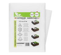GARDENIX® 16 m² Polaire de Protection Contre Le Froid en Non-tissé, protège Contre Les gelées printanières, stabilisation UV (3,2m x 5m)