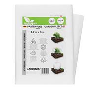 GARDENIX® 16 m² Polaire de Protection Contre Le Froid en Non-tissé résistant aux déchirures, épaisseur : 50 g/m² (3,2m x 5m)