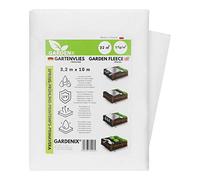 GARDENIX® 32 m² Polaire de Protection Contre Le Froid en Non-tissé, protège Contre Les gelées printanières, stabilisation UV (3,2m x 10m)